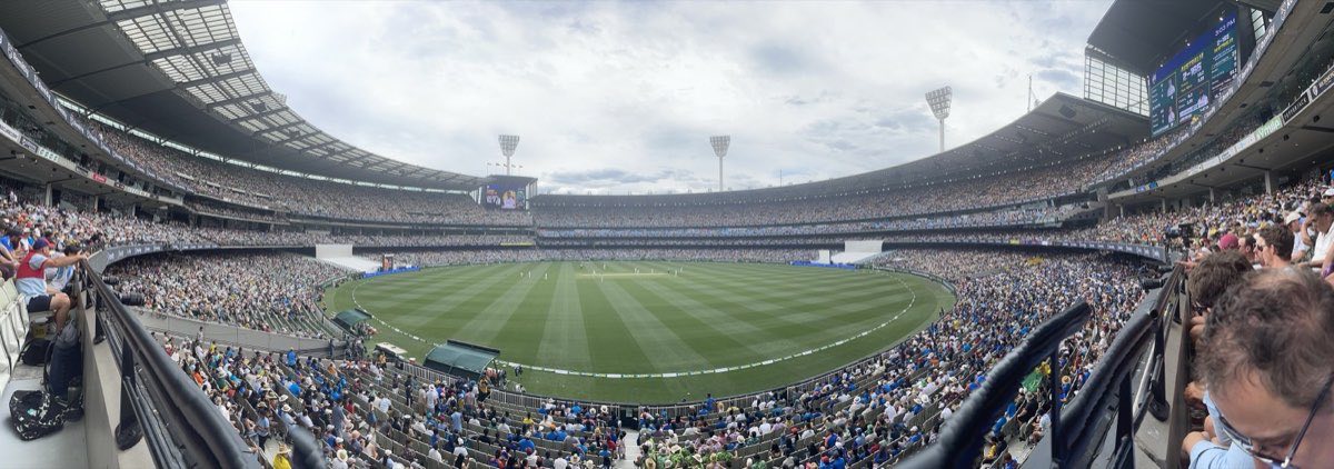Boxing Day Test panorama at the MCG
